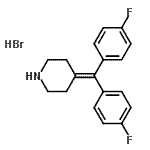 CAS#: 111627-29-3, 4-[Bis(4-Fluorophenyl)Methylene]Piperidine Hydrobromide (1:1)