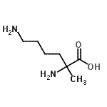 CAS 登录号：111717-28-3， 2-甲基赖氨酸