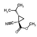 CAS#: 111735-81-0, Methyl (1R,2S)-1-Cyano-2-Isopropylcyclopropanecarboxylate