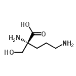 CAS 登录号：111767-05-6， 2-(羟基甲基)-L-鸟氨酸