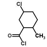 CAS 登录号：111790-68-2， 5-氯-2-甲基环己烷羰基氯化物