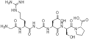 CAS#: 111844-24-7, Glycylarginylglycyl-alpha-Aspartyl-D-Serylproline