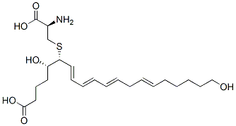 CAS 登录号：111844-33-8， (5S,6R,7E,9E,11Z,14Z)-6-[(2R)-2-氨基-3-羟基-3-氧代丙基]硫基-5,20-二羟基二十碳-7,9,11,14-四烯酸