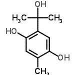 CAS 登录号：111917-57-8， 2-(2-羟基-2-丙基)-5-甲基-1,4-苯二酚