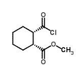 CAS 登录号：111955-06-7， 甲基(1R,2S)-2-(氯甲酰基)环己甲酸酯