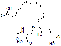 CAS#: 112066-58-7, (6Z,9Z,11E,13E,15R,16S)-15-(2-Acetamido-3-Hydroxy-3-Oxopropyl)Sulfanyl-16-Hydroxyicosa-6,9,11,13-Tetraenedioic Acid