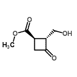 CAS#: 112139-40-9, Methyl (1R,2R)-2-(Hydroxymethyl)-3-Oxocyclobutanecarboxylate