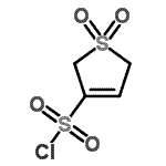 CAS 登录号：112161-61-2， 2,5-二氢-3-噻吩磺酰氯1,1-二氧化物