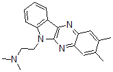 CAS 登录号：112228-65-6， 2-(2,3-二甲基吲哚并[2,3-b]喹喔啉-6-基)-N,N-二甲基乙胺