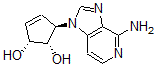 CAS 登录号：112318-10-2， (1S,2R,5R)-5-(4-氨基咪唑并[4,5-c]吡啶-1-基)环戊-3-烯-1,2-二醇