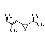CAS 登录号：112365-66-9， 2-异丙基-3-[(1E)-2-甲基-1,3-丁二烯-1-基]环氧乙烷
