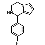 CAS#: 112767-38-1, 1-(4-Fluorophenyl)-1,2,3,4-Tetrahydropyrrolo[1,2-a]Pyrazine