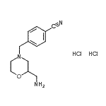 CAS 登录号：112914-10-0， 4-{[2-(氨基甲基)-4-吗啉基]甲基}苯甲腈二盐酸盐