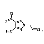 CAS#: 113100-63-3, 1-Allyl-3-Methyl-1H-Pyrazole-4-Carbonyl Chloride
