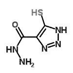 CAS#: 113137-62-5, 4-Sulfanyl-1H-1,2,3-Triazole-5-Carbohydrazide