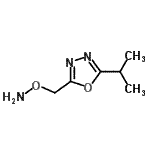 CAS#: 113211-32-8, 2-[(Aminooxy)Methyl]-5-Isopropyl-1,3,4-Oxadiazole