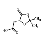 CAS#: 113278-68-5, [(4R)-2,2-Dimethyl-5-Oxo-1,3-Dioxolan-4-Yl]Acetic Acid