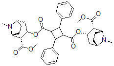 CAS#: 113350-55-3, Bis[(1R,2R,5S)-2-Methoxycarbonyl-8-Methyl-8-Azabicyclo[3.2.1]Octan-3-Yl] 2,4-Di(Phenyl)Cyclobutane-1,3-Dicarboxylate