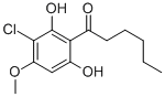 CAS#: 113411-17-9, 1-(3-Chloro-2,6-Dihydroxy-4-Methoxyphenyl)Hexan-1-One