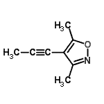 CAS 登录号：113479-03-1， 3,5-二甲基-4-(1-丙炔-1-基)-1,2-恶唑