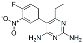CAS 登录号:113494-35-2, 6-乙基-5-(4-氟-3-硝基苯基)嘧啶-2,4-二胺