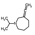 CAS 登录号：113558-38-6， 3-乙烯亚基-1-异丙基氮杂环庚烷