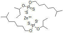 CAS#: 113706-15-3, Zinc Butan-2-Yloxy-(6-Methylheptoxy)-Sulfanylidene-Sulfidophosphorane