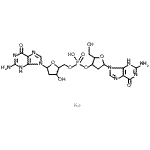 CAS 登录号：113753-10-9， 2'-脱氧鸟苷酰(3'->5')-2'-脱氧鸟苷钠盐