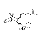 CAS#: 113774-72-4, (5Z)-7-{(1R,2S,4R,5R,6S,7R)-7-[(1E,3S)-3-Hydroxy-3-(1-Methylcyclohexyl)-1-Propen-1-Yl]-3,8-Dioxatricyclo[3.2.1.0<Sup>2,4</Sup>]Oct-6-Yl}-5-Heptenoic Acid
