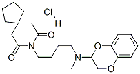 CAS 登录号：113777-33-6， 8-[4-[[(2,3-二氢-1,4-苯并二氧杂环己-2-基)甲基]氨基]丁基]-8-氮杂螺[4.5]癸烷-7,9-二酮
