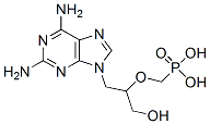 CAS 登录号：113852-35-0， 9-(3-羟基-2-膦酰甲氧基丙基)-2,6-二氨基嘌呤