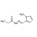 CAS#: 113905-43-4, N'-[(E)-(1-Methyl-1H-Pyrrol-2-Yl)Methylene]Propanehydrazide