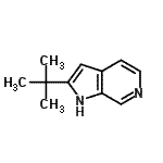 CAS#: 113975-42-1, 2-(2-Methyl-2-Propanyl)-1H-Pyrrolo[2,3-c]Pyridine