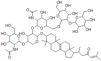 CAS 登录号：114099-54-6， 萨拉西诺甙A1