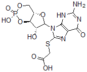 CAS#: 114115-66-1, 8-(2-Carboxymethylthio)-Cgmp