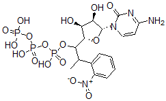 CAS 登录号：114119-93-6， P(3)-1-(2-硝基苯基)乙基胞苷-5'-三磷酸酯