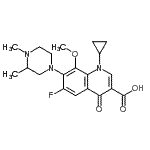 CAS#: 114213-69-3, 1-Cyclopropyl-7-(3,4-Dimethylpiperazin-1-Yl)-6-Fluoro-8-Methoxy-4-Oxo-Quinoline-3-Carboxylic Acid
