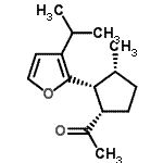 CAS 登录号：1143-46-0， 1-[(1S,2R,3R)-2-(3-异丙基-2-呋喃基)-3-甲基环戊基]乙酮