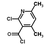 CAS#: 114319-42-5, 2-Chloro-4,6-Dimethylnicotinoyl Chloride