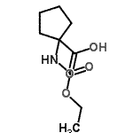 CAS 登录号：114341-99-0， 1-[(乙氧羰基)氨基]环戊烷羧酸