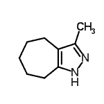 CAS#: 114425-71-7, 3-Methyl-1,4,5,6,7,8-Hexahydrocyclohepta[c]Pyrazole