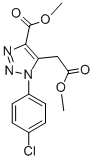 CAS#: 114462-77-0, Methyl 1-(4-Chlorophenyl)-5-(2-Methoxy-2-Oxoethyl)-1H-1,2,3-Triazole-4-Carboxylate