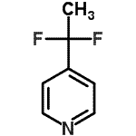 CAS#: 114490-29-8, 4-(1,1-Difluoroethyl)Pyridine
