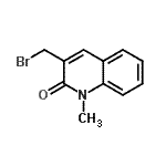 CAS 登录号：114561-16-9， 3-(溴甲基)-1-甲基-2(1H)-喹啉酮