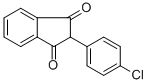 CAS 登录号：1146-99-2， 2-(4-氯苯基)茚-1,3-二酮