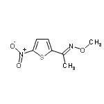 CAS#: 114774-06-0, (1E)-N-Methoxy-1-(5-Nitro-2-Thienyl)Ethanimine