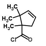CAS#: 114805-50-4, 1,2,2-Trimethyl-3-Cyclopentene-1-Carbonyl Chloride
