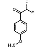 CAS 登录号：114829-07-1， 2,2-二氟-1-(4-甲氧基苯基)乙酮