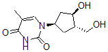 CAS 登录号：114884-15-0， 1-[(1R,3R,4S)-3-羟基-4-(羟基甲基)环戊基]-5-甲基嘧啶-2,4-二酮
