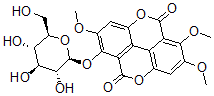 CAS#: 114942-09-5, 1-(beta-D-Glucopyranosyloxy)-2,6,7-Trimethoxy-(1)Benzopyrano(5,4,3-cde)(1)Benzopyran-5,10-Dione